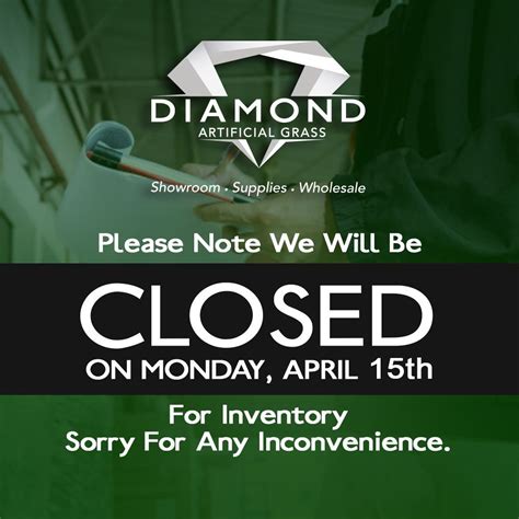 We Will Be Closed For Inventory On Monday April 15th We Apologize For