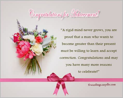 Congratulations Wordings And Messages