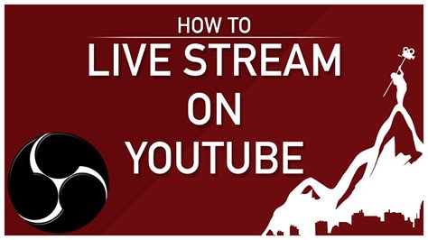 Open Broadcast Software Obs Live Streaming Tutorial Youtube
