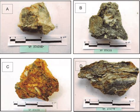 Types And Textures Of Chalcedonic Quartz Vein Containing Significant