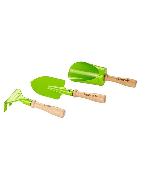 EverEarth Garden Hand Tool Set - 3 Pieces - High Quality FSC Certified gambar png