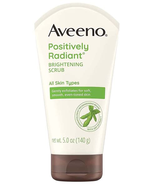 Aveeno Positively Radiant Skin Brightening Daily Scrub 5 Oz The