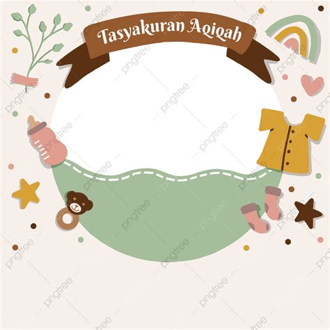 Bingkai Tasyakuran Aqiqah Untuk Bayi Aqiqah Bayi Bingkai Aqiqah Png