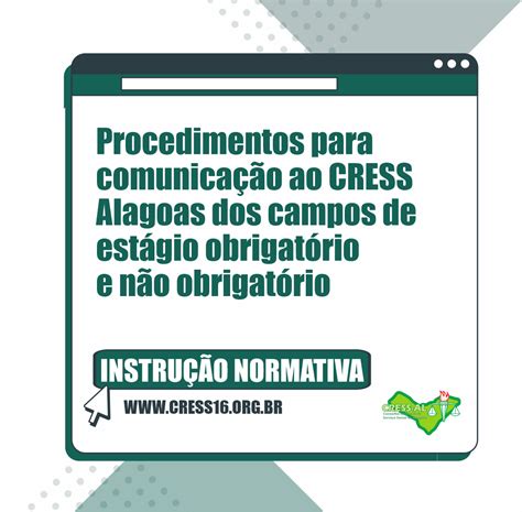 Cress Cress Alagoas Divulga Instrução Normativa Sobre Procedimentos Para Comunicação Dos