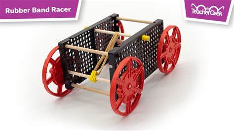 build the teachergeek rubber band racer youtube