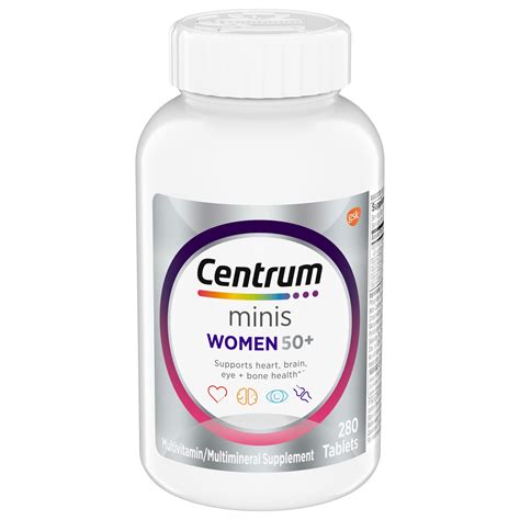Centrum Minis Silver Multivitamins For Women Over 50 Multimineral