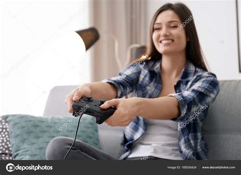 Girl Playing Video Games