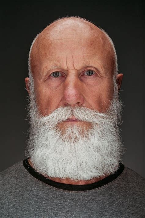 old man with a long white beard stock image image of male closeup 52633297