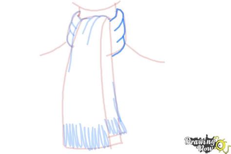 How To Draw A Scarf Drawingnow