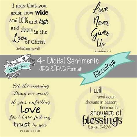 We Are 3 Digital Sentiments Blessings Sentiments Etsy