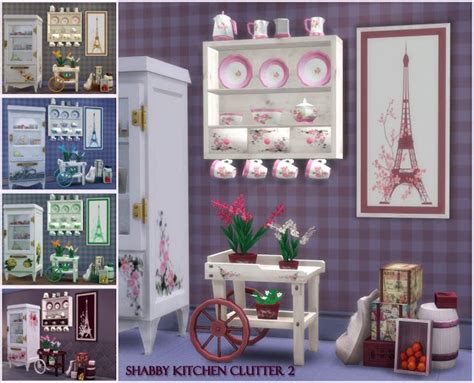 The Best Shabby Kitchen Clutter Part 2 By Pqsim4 Sims 4 Cc Möbel