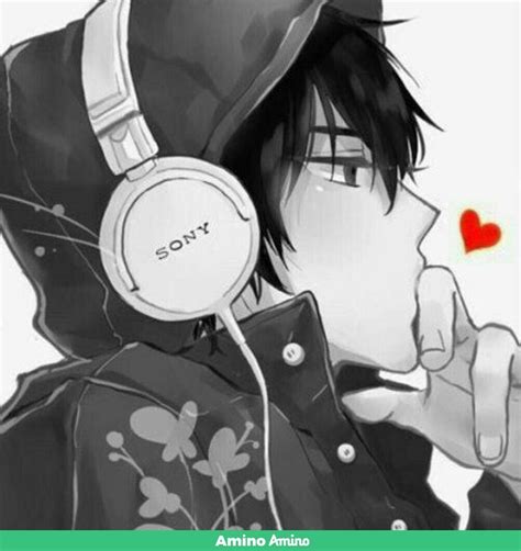 Emo Anime Boy With Headphones Face Mask Anime Boy Hd Wallpapers