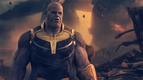 And there came a day, unlike any other. Thanos Avengers Infinity War Artwork Wallpaper, HD Movies ...
