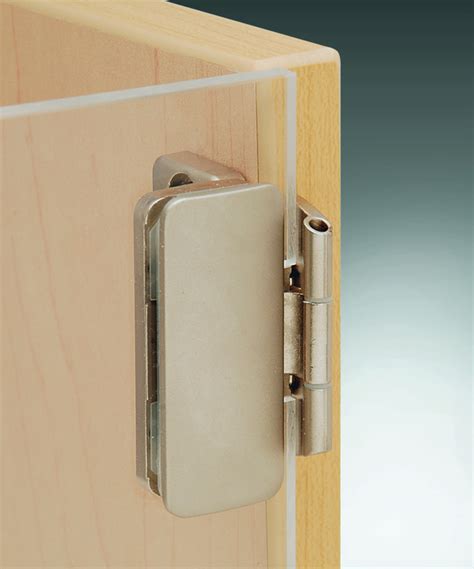 Glass Door Hinge Aximat 230° Opening Angle Glass To Wood 3 Mm