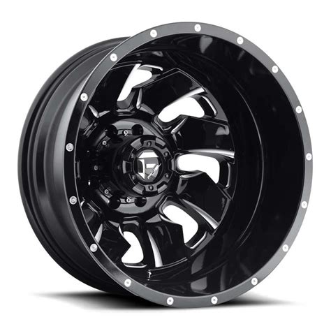 Fuel Cleaver Dually Wheels 20x825 8x200 Black 202mm D57420829235