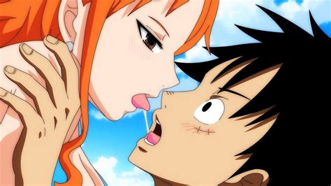 Nami X Luffy Kiss Luffy Luffy X Nami Anime Book Sexiz Pix