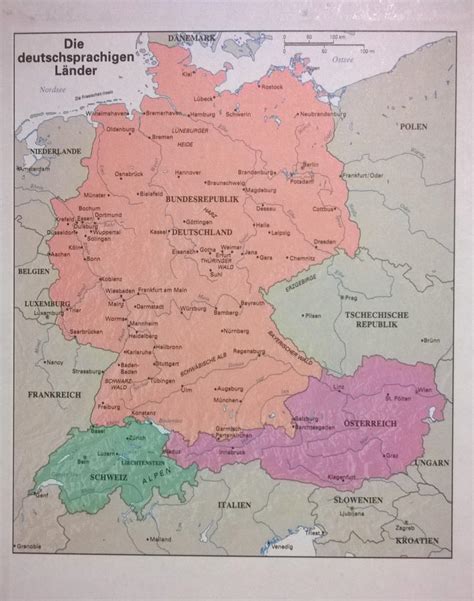 Textbook Map Of The German Speaking Countries By Jjohnson1701 On Deviantart