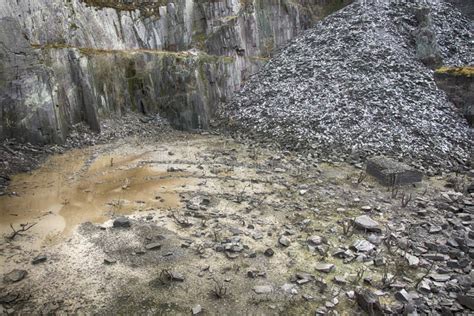 Dali S Hole Dinorwic Slate Quarry Llanberis Stock Photo Image Of