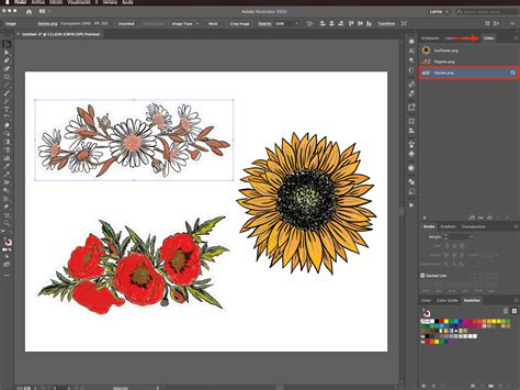 How To Embed All Images In Illustrator Design Bundles