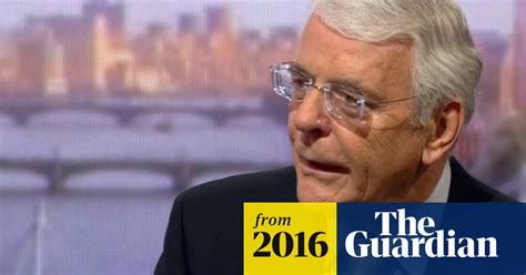 John Major Hits Out At Leave Campaign ‘they Are Deceitful And Squalid