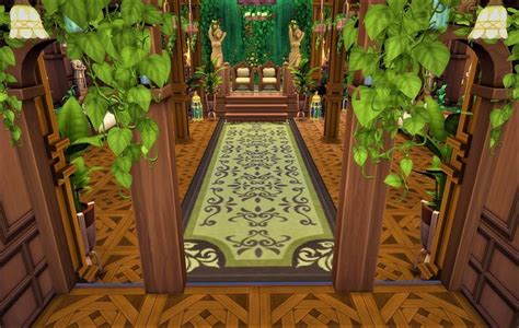 Stone Castle Throne Room In 2022 Sims House Design Castle Rooms