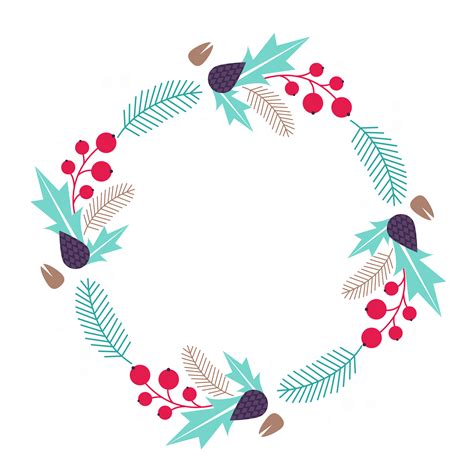 Christmas lights border christmas garland border christmas present christmas ornament christmas tree clip art christmas bow christmas tree vector. Free Christmas Wreath Clip Art! - Free Pretty Things For You