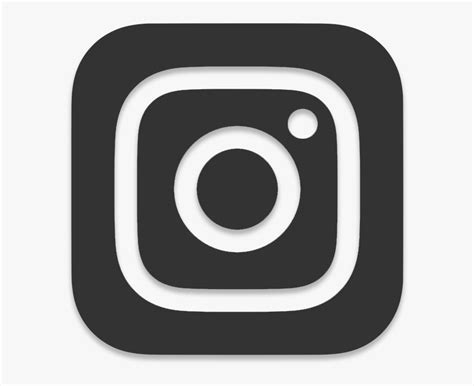 Logo Instagram Blanco Y Negro Social Media Platforms Black