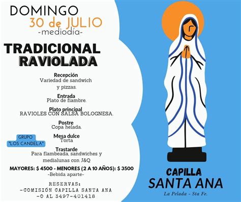 los candela domingo 30 de julio tradicional raviolada