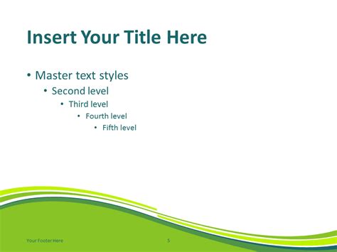 Green Wave Powerpoint Template