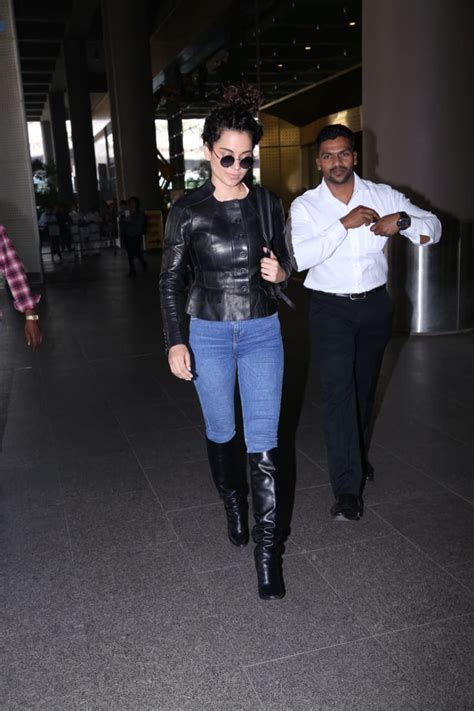 Kangana Ranaut Nails The Style Game In A Leather Top Get Her Look