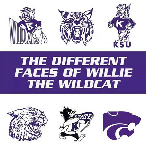 K State Wildcat Logo Outline