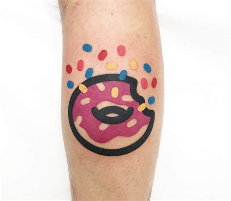 Pink Sprinkle Donuts Tattoo By Mambo Tattooer Photo 30855