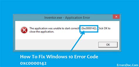 How To Fix Windows 10 Error Code 0xc0000142 Application Unable To Start