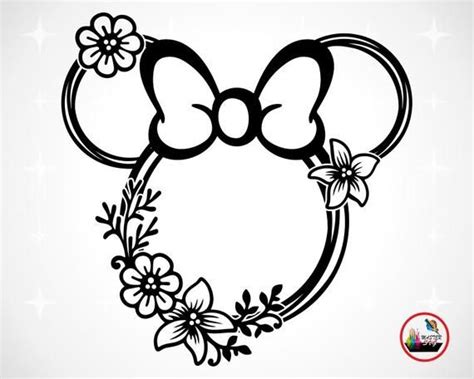Free Disney Minnie Mouse Ears Svg SVG PNG EPS DXF File
