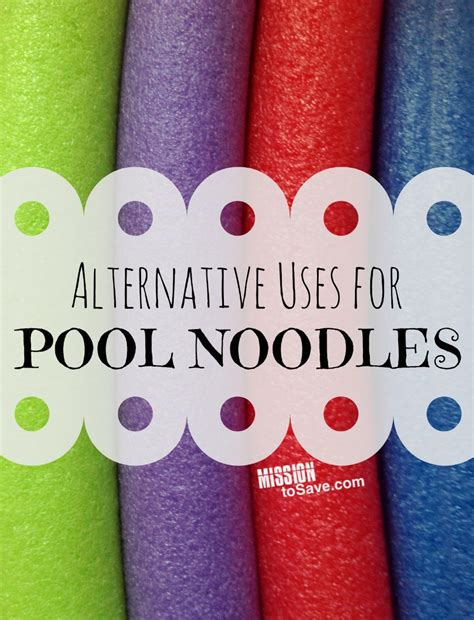 The last thing you want is your teething baby biting into a material that's not safe. Alternative Uses for Pool Noodles - DIY Pool Noodle Wreath - Mission: to Save