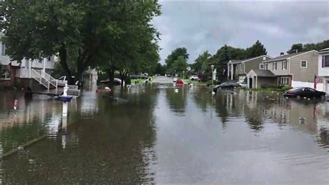 Heavy Rains Cause More Flooding Damage In Nj States Of Emergency