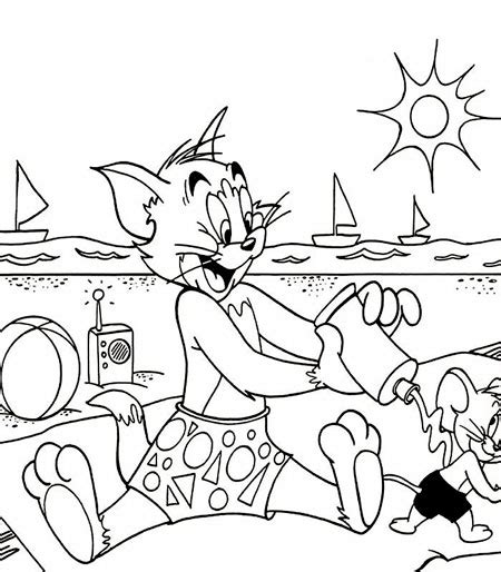 Dibujos De Tom Y Jerry Imprimir Para Colorear