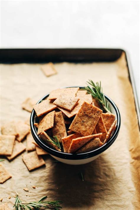 1 Bowl Vegan Gluten Free Crackers Minimalist Baker Recipes