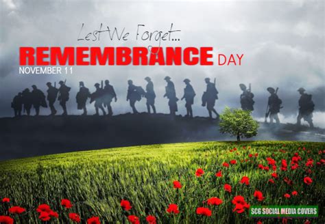 Scg Social Media Covers Banners Remembrance Day November 11