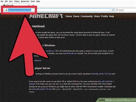 To install the game, go to minecraft.net/download and download the game client. 5 Ways to Install Minecraft - wikiHow