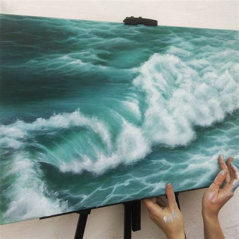 Look At Those Waves Dazzling Artworks By Netllenka