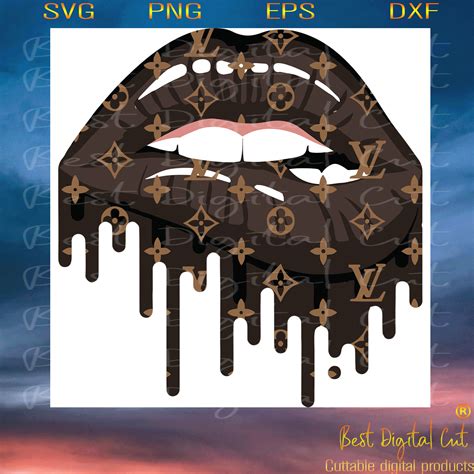 Free 180 Louis Vuitton Png Dripping Lips Svg Free Svg Png Eps Dxf File