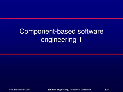Ppt Component Based Software Engineering 1 Powerpoint Presentation