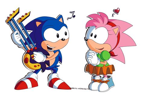 Sonic Sings To Amy By Domestic Hedgehog Sonic Hedgehog Sonic Underground