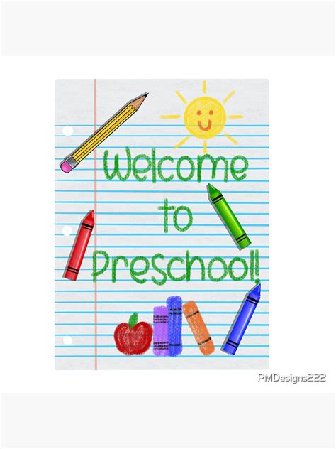Welcome To Preschool Poster For Sale By Pmdesigns222 Redbubble