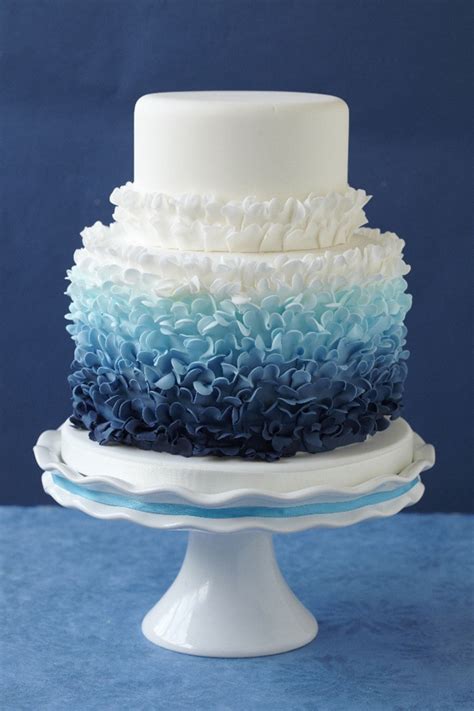 12 Fabulous Ombre Wedding Cakes The Wedding Blog