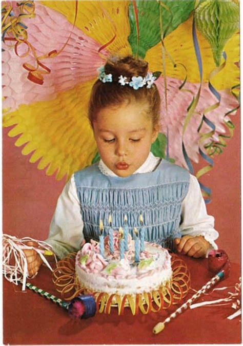 Vintage Postcard Birthday Cake Party Girl Age By Arcaniumantiques 7 00 With Images Happy