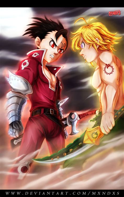 Nanatsu No Taizai 173 Meliodas Vs Zeldris By Mxndxs On Deviantart