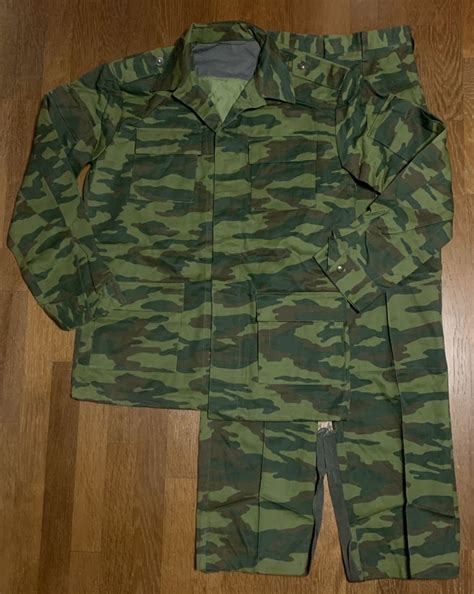 russian army vdv airborne force vsr 98 bdu jacket pants top and bottom set flora uniform combat