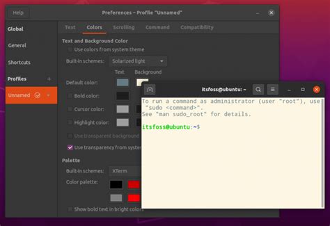 How To Change Color Of Ubuntu Terminal